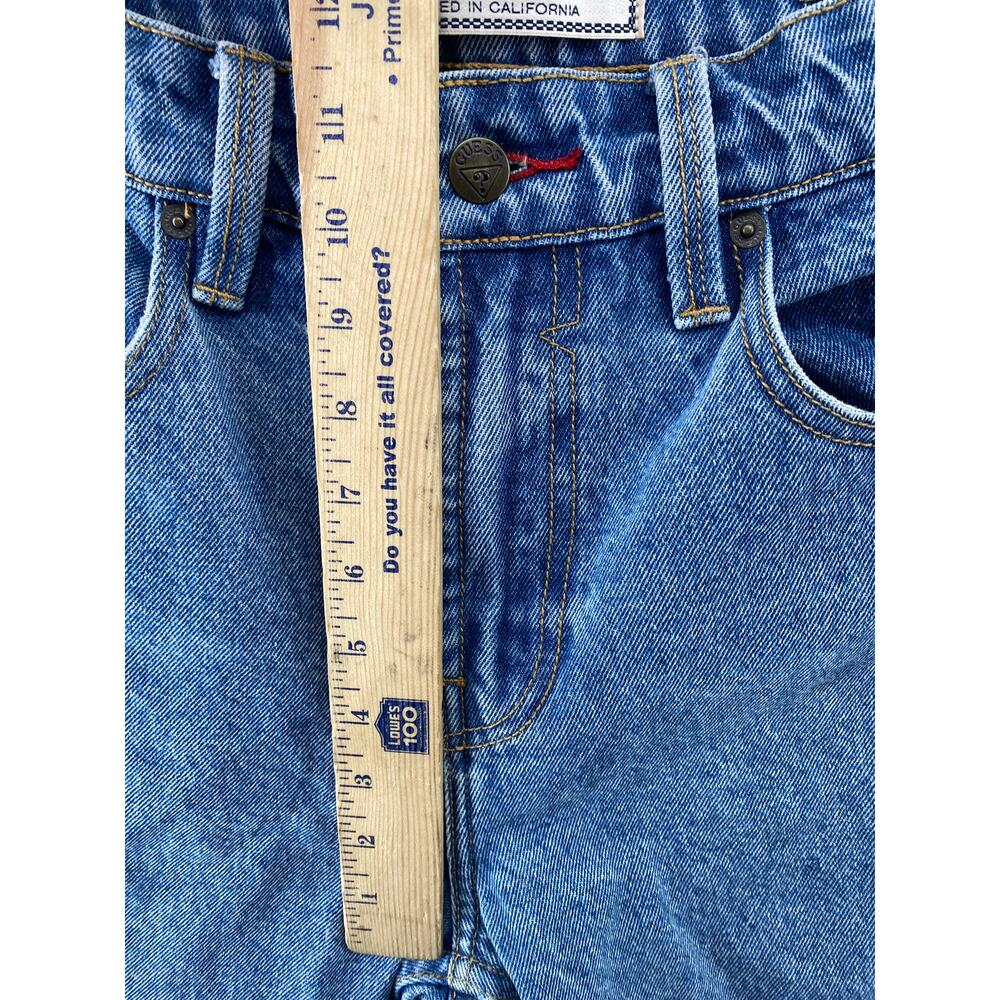 Vintage Guess Jeans Women 32 90s Relaxed Fit Mom Denim Blue USA Style - Picture 13 of 14